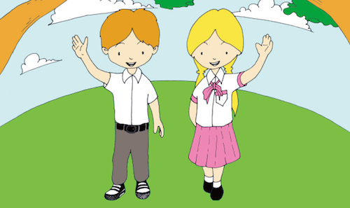 hanasokidsの教材