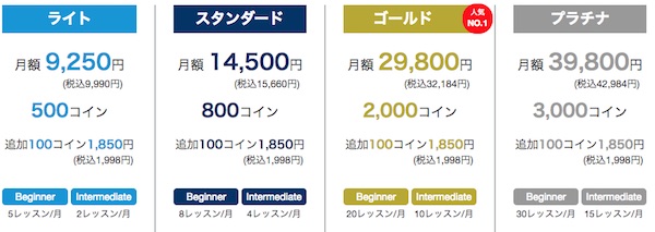 コース料金