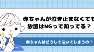赤ちゃん泣き止まない放置